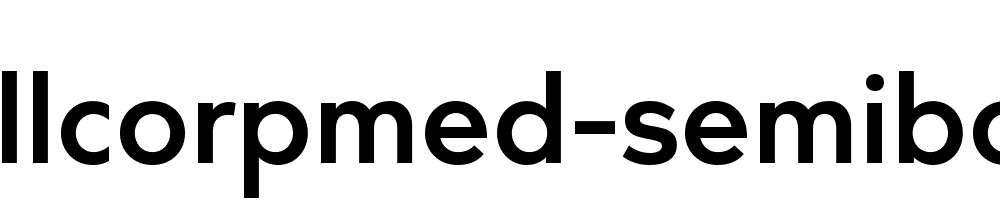 Billcorpmed Semibold