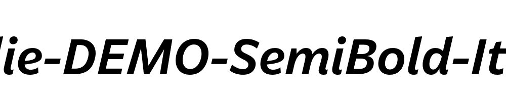 Billie-DEMO-SemiBold-Italic