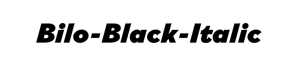 Bilo-Black-Italic