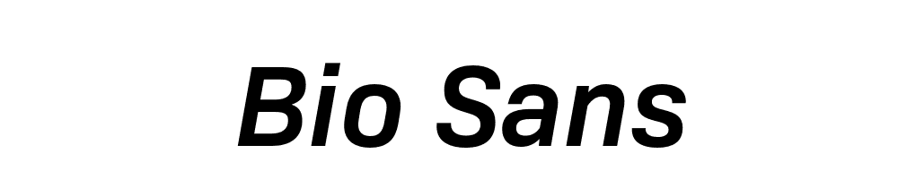 Bio Sans