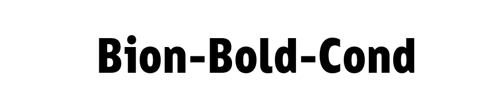 Bion-Bold-Cond