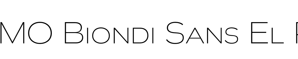 FSP DEMO Biondi Sans El Regular