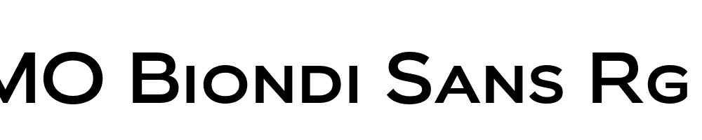 FSP DEMO Biondi Sans Rg Regular