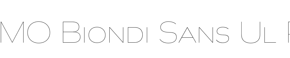 FSP DEMO Biondi Sans Ul Regular