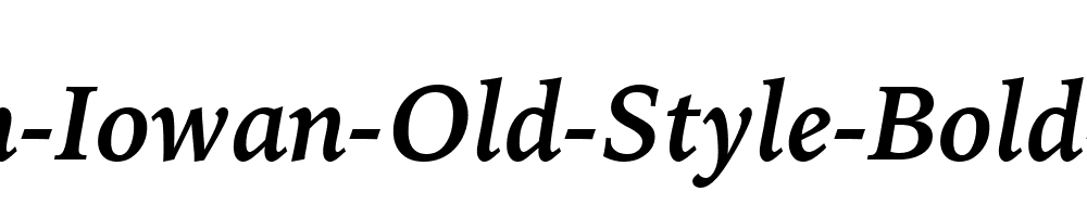 Bitstream-Iowan-Old-Style-Bold-Italic-BT