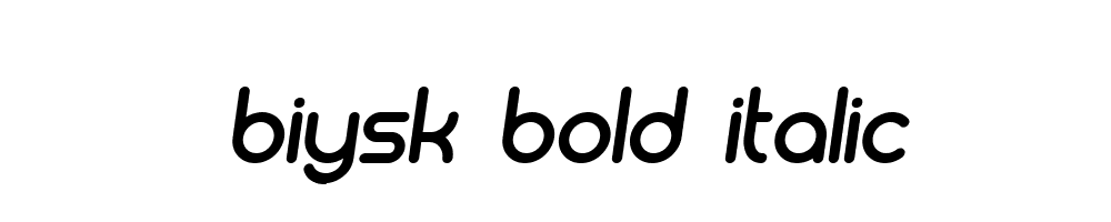 Biysk-Bold-Italic