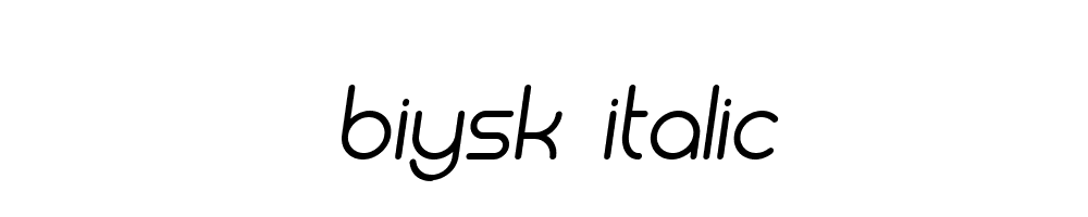 Biysk-Italic