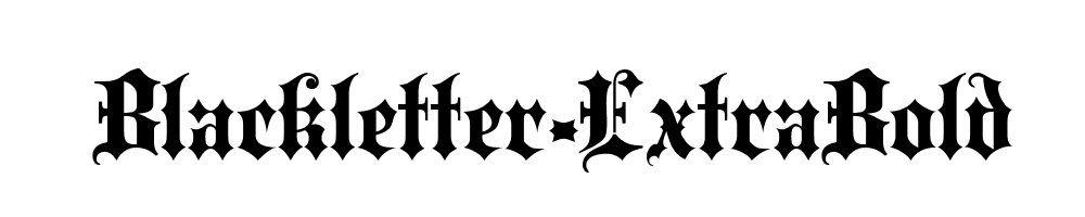 Blackletter-ExtraBold