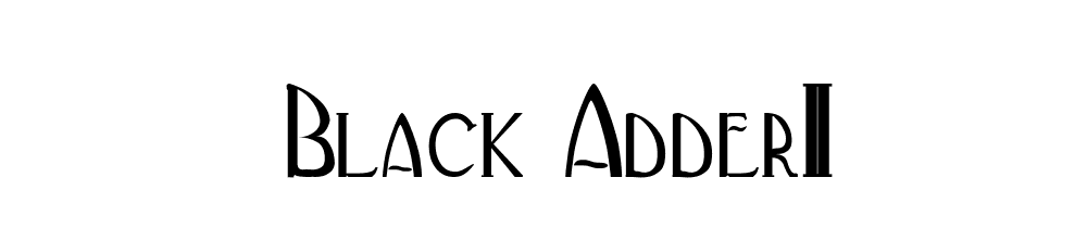 Black AdderII