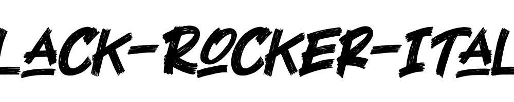 Black-Rocker-Italic