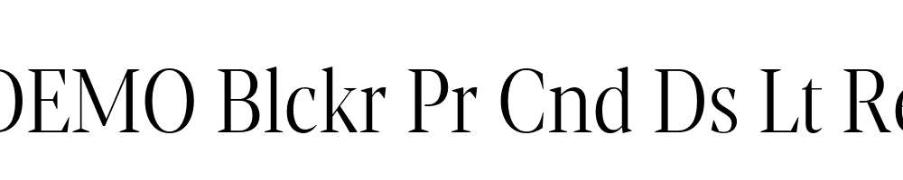 FSP DEMO Blckr Pr Cnd Ds Lt Regular