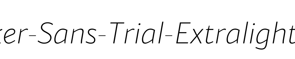 Blacker-Sans-Trial-Extralight-Italic