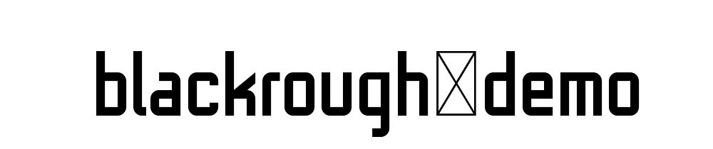 Blackrough Demo