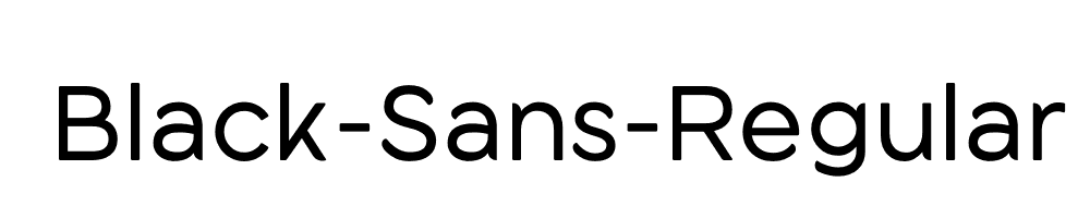 Black-Sans-Regular