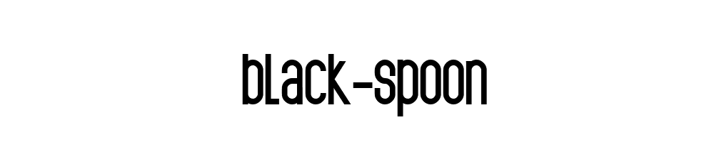 black-spoon