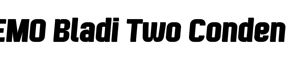  DEMO Bladi Two Condensed 4F Regular