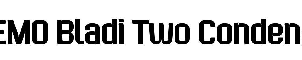  DEMO Bladi Two Condensed 4F Regular