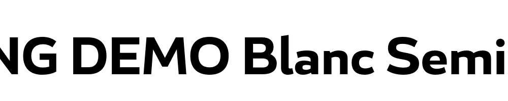  DEMO Blanc Semibold Regular