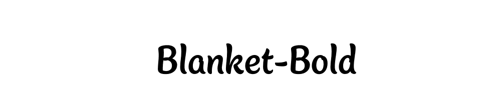 Blanket-Bold