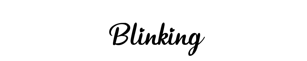 Blinking