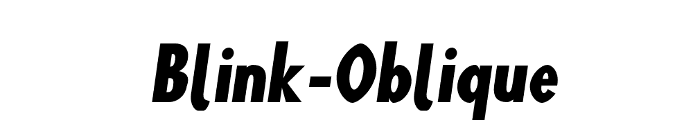 Blink-Oblique