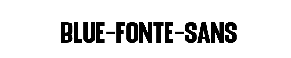 Blue-Fonte-Sans