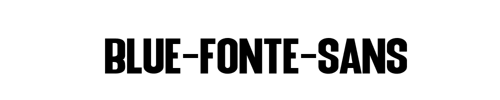 Blue-Fonte-Sans