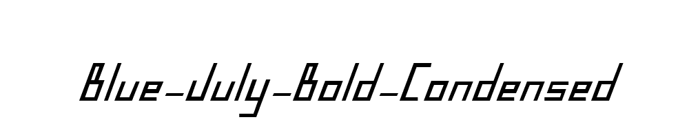 Blue-July-Bold-Condensed