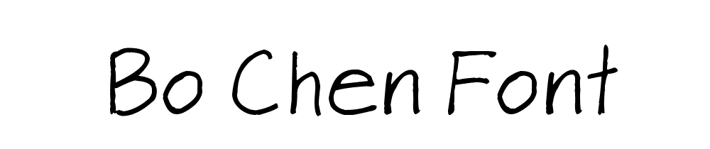 Bo Chen Font