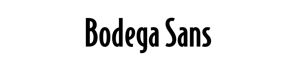 Bodega Sans