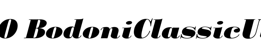  DEMO BodoniClassicUltraItalic Regular