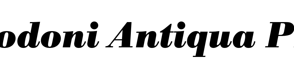 Bodoni Antiqua Pro