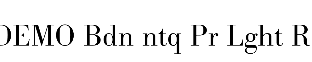 FSP DEMO Bdn ntq Pr Lght Regular