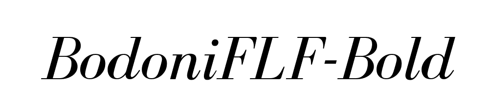 Bodoni Flf Bold