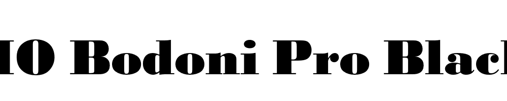 FSP DEMO Bodoni Pro Black Regular