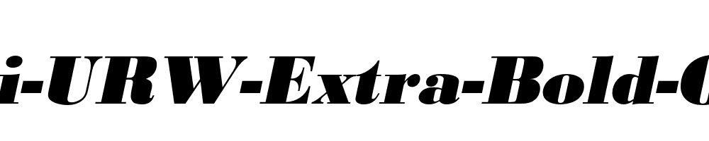 Bodoni-URW-Extra-Bold-Oblique