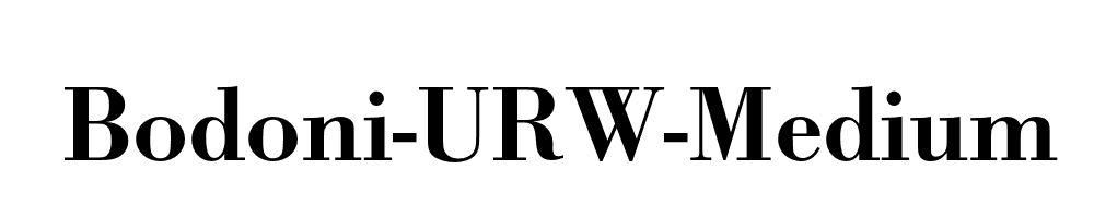 Bodoni-URW-Medium