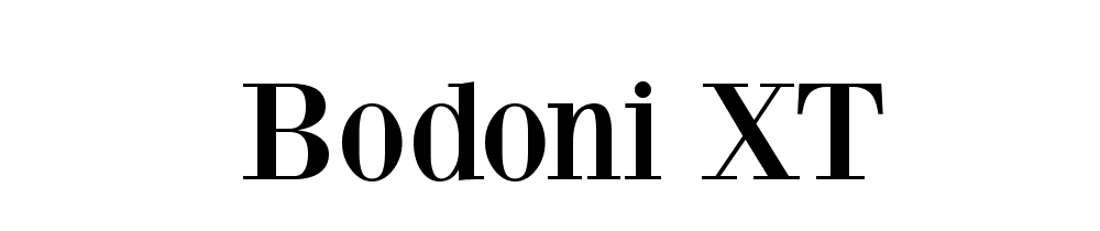 Bodoni Xt