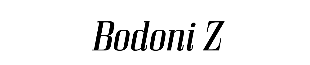 Bodoni Z