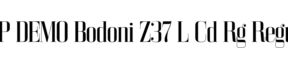 FSP DEMO Bodoni Z37 L Cd Rg Regular