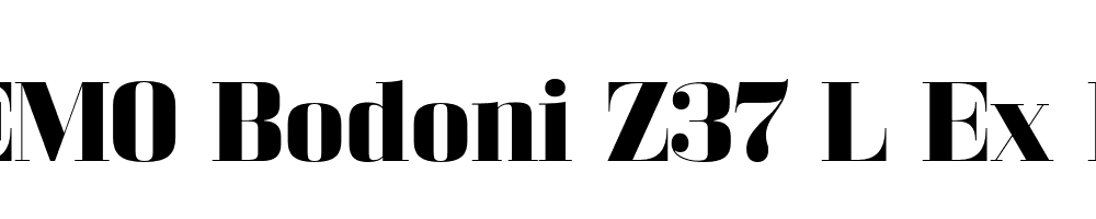 FSP DEMO Bodoni Z37 L Ex Rg Bold