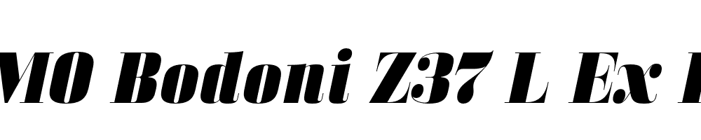 FSP DEMO Bodoni Z37 L Ex Hv Italic