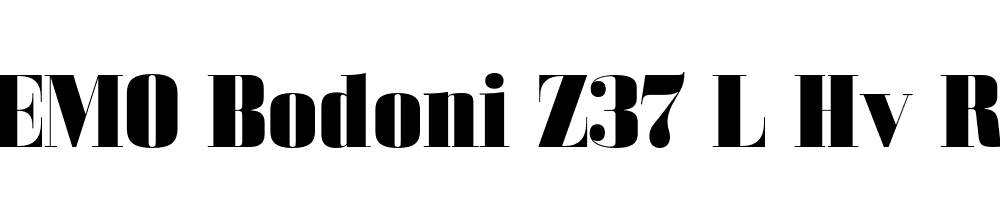 FSP DEMO Bodoni Z37 L Hv Regular