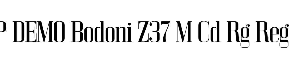 FSP DEMO Bodoni Z37 M Cd Rg Regular