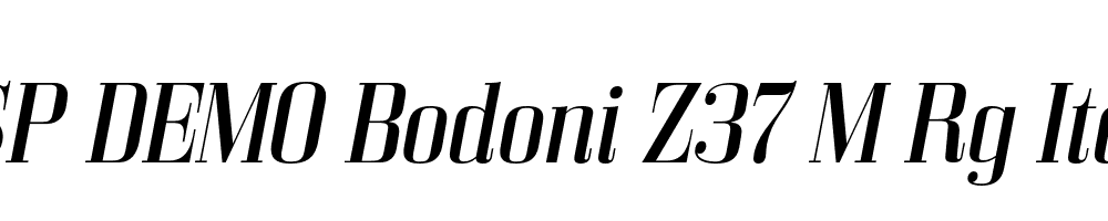 FSP DEMO Bodoni Z37 M Rg Italic