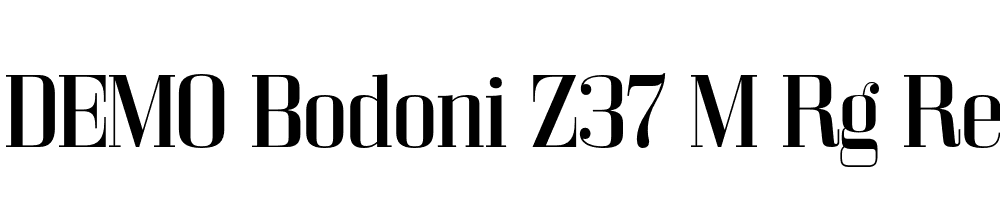 FSP DEMO Bodoni Z37 M Rg Regular