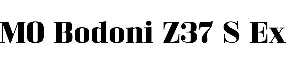 FSP DEMO Bodoni Z37 S Ex Rg Bold