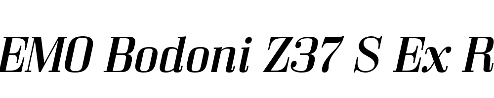 FSP DEMO Bodoni Z37 S Ex Rg Italic