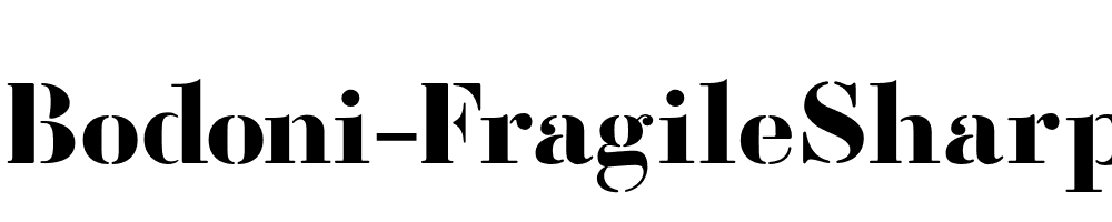 Bodoni-FragileSharp