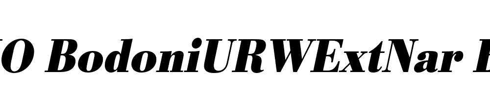 FSP DEMO BodoniURWExtNar Bold Italic